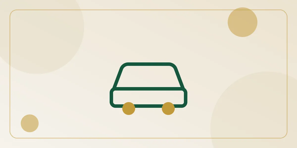 Ilustración de un coche protegido por un seguro, sobre cómo elegir un seguro de coche